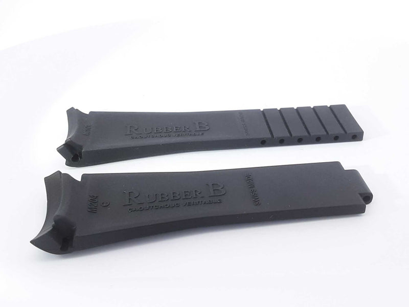 Rubber B M101  Black Watch Band Aa0623lrrsa