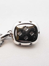 David Yurman Sterling Silver Onyx & Diamond Albion Necklace 17 Inch Fw0525lxzdu