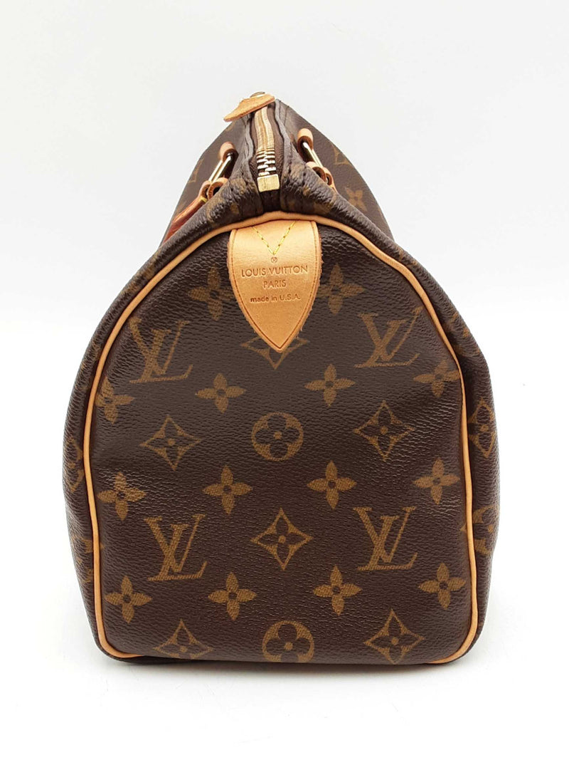 Louis Vuitton Speedy 25 Monogram Canvas Handbag Sd0325wzxsa
