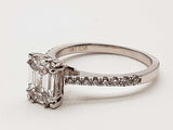 0.58 Cttw 18k White Gold 3.1g Ring Size 6.5 Do0825lxzxde