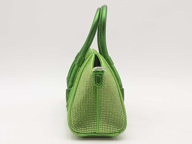 Givenchy Mini Antigona Stretch Green Handbag Aa0825rzxsa
