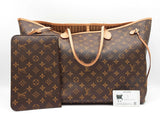 Louis Vuitton Neverfull Gm Bag & Pochette In Monogram Coated Canvas Fw0726crzdu