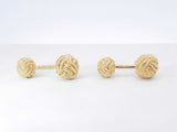 Tiffany & Co. Schlumberger Rope Knot Cuff Links In 18k Gold 14 Gram Fw0826lxzxd7