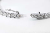 5.5 Cttw Diamond & 14k White Gold Tennis Bracelet 11.1 Grams 7 Inch Fw0926lrxzdu