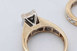 2.16cttw Diamond 14k Yellow Gold Wedding Set 10.2 Grams Size 7 Eb0526cxzsa