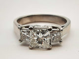 Approx 1.4 Ctw Diamonds 0.90 Platinum 7.6g Ring Size 6.75 Do1224oxzde