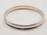 Tiffany & Co 1837 1997 0.925 Sterling Silver 92.5g Bangle Bracelet 7 In Do0425exde