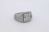 3.36cttw Diamond Ring In 14k White Gold 8.5 Grams Size 10.25 Eb0726lexzsa