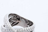4.0cttw Diamond Ring In 14k White Gold 13 Grams Size 7 Eb0926lrxzde