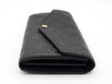 Louis Vuitton Sarah Wallet In Black Monogram Empreinte Leather Fw0326ozxdu