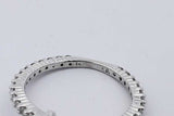 0.6cttw Diamond Ring In 14k White Gold 2.3 Grams Size 5.75 Eb0526wrxsa