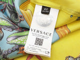 Versace Multicolored Silk Tresor De La Mer Shells Sleeveless Shirt 42 Do426wrxde