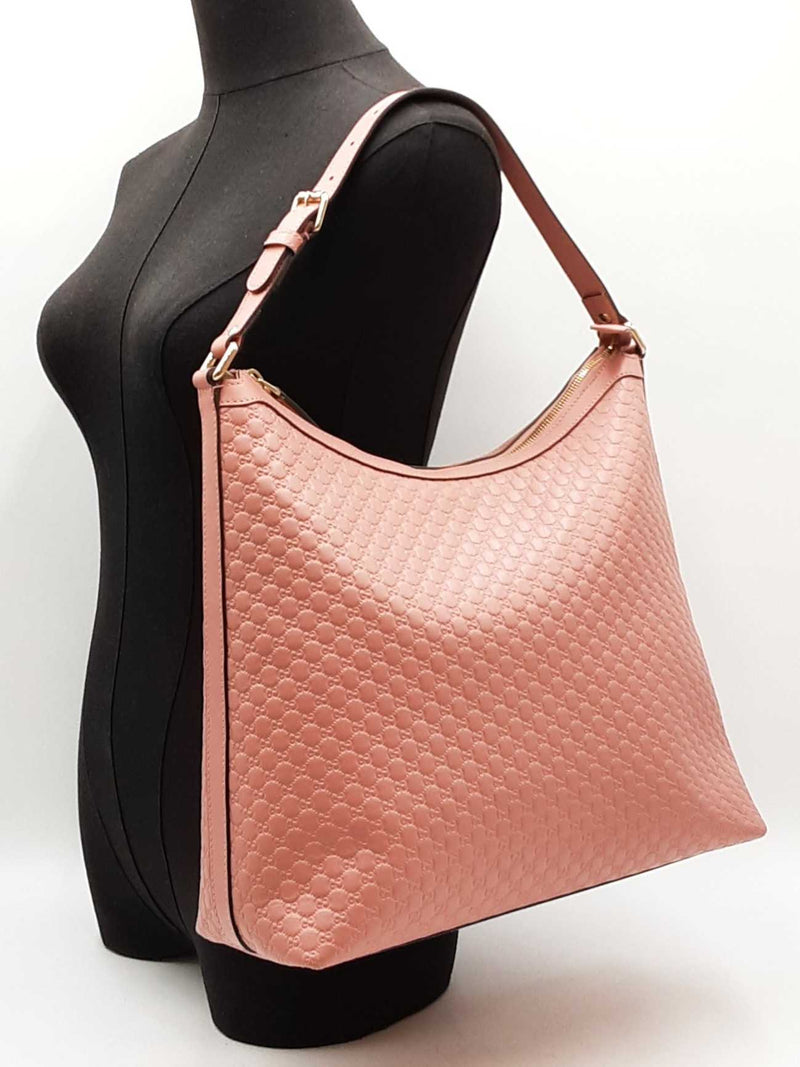 Gucci Margaux Shoulder Bag In Pink Microguccissima Leather Fw0725przdu