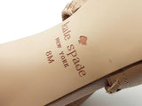 Kate Spade Taupe Tan Leather Slingback Heels Size Us 8m Do0525lxde