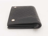 Burberry Monogram Trifold Embossed Black Wallet Sd0825lzxsa