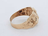 10k Yellow Gold 5.1 Grams Nugget Ring Size 10 Aa0926oersa