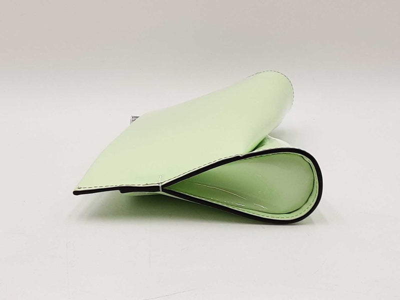 Christian Louboutin Loubitwist Patent Leather Clutch In Studio Green Fw0725lxzdu