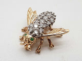 0.70 Cttw Diamonds 14k Two Tone Gold 5.0g Bee Pin Do0425wexde