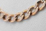 10k Yellow Gold Diamond Cut Curb Chain Necklace 7.5 Grams 22 Inch Eb0826wwrsa
