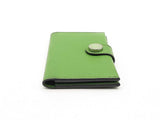 Hermès R.m.s. Card Holder In Green Evercolor Calfskin Fw0125oxzsa