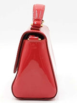 Versace La Medusa Mini Top Handle Red Patent Leather Crossbody Eb1125orxdu