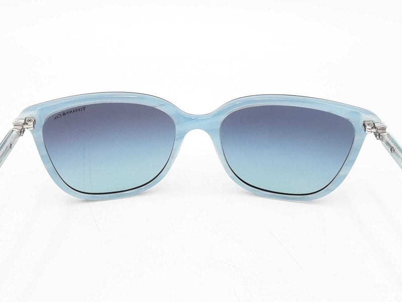 Tiffany & Co. Square Black & Blue Gradient Sunglasses Fw0125rxdu