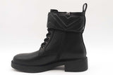 Gucci Black Leather Double G Ankle Boots With Quilted Strap Size 40 Eb0326lrxsa