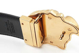 Versace La Greca Print Reversible Belt With La Medusa Buckle Size 40 Eb0126lxzdu