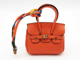 Orange Mini Bag Charm Do0826ide