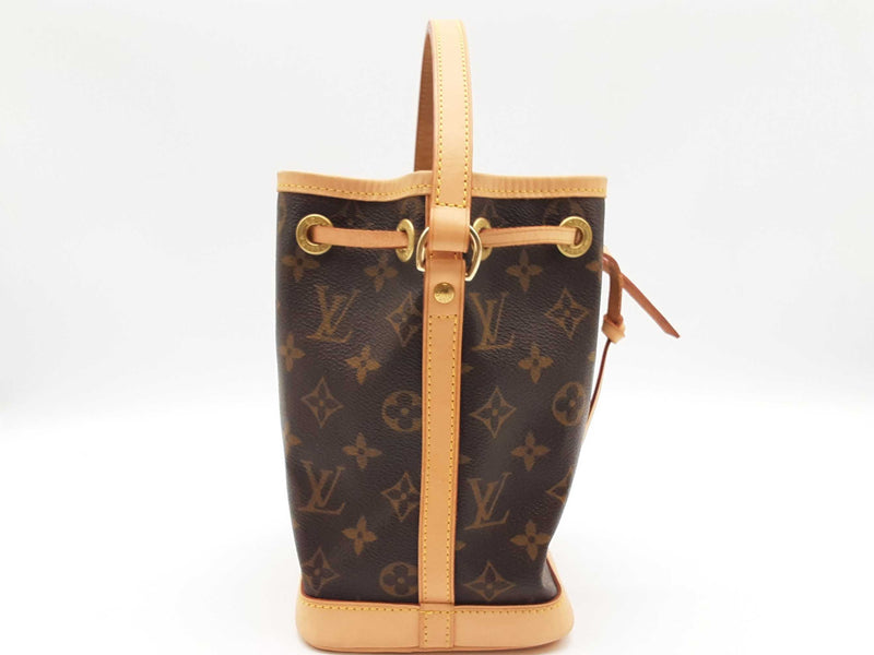 Louis Vuitton Nano Noe Brown Monogram Bucket Bag Aa0525czxde