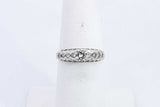 Approx. 0.42ctw Diamond Ring In 14k White Gold 2.5 Grams Size 5.75 Eb0924lrxsa