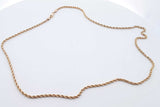 10k Yellow Gold Rope Chain 2.5 Grams 18.5 Inch Eb1024exsa