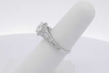 1.02ctw Round Center Diamond Ring In 18k White Gold 3.9g Size 5.75 Eb0725orxzsa