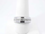 1.60 Cttw Diamond & 14k White Gold Anniversary Ring 8.3g Size 8.75 Fw0826crzdu