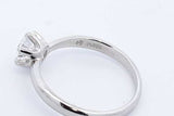 0.54ctw Diamond Solitaire Ring In Platinum 3.2 Grams Size 6 Eb0126prxde