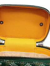 Goyard Goyardine Muse Mini Vanity Case Crossbody In Green Eb0125lexzde