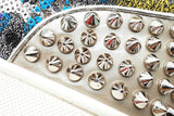 Christian Louboutin Lou Spikes Sequin Sneakers Eu Size 42 Eb0626lxzde