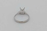 0.54cttw Diamond Ring In 18k White Gold 2.4 Grams Size 4.25 Eb1026orxsa