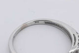 0.71cttw Diamond Ring In 10k White Gold 2.6 Grams Size 8 Eb0426wxzsa