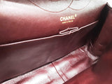 Chanel Quilted Red Metallic Leather Double Flap Shoulder Bag Do0724wrxzde