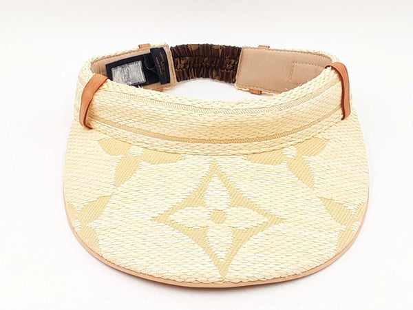 Louis Vuitton Beachview Monogram Raffia-effect Visor Fw0725ozxdu