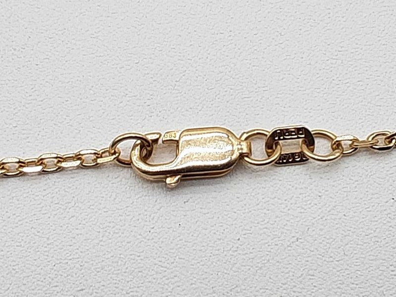 14k Yellow Gold 4.0g Cable Link Chain 18 In Do0225lpxde