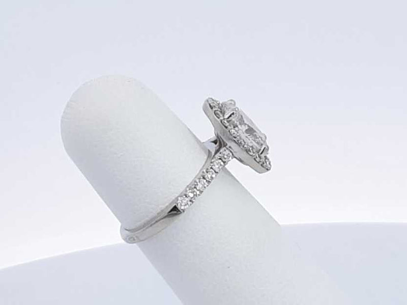 14k White Gold 1.53ctw Lab Grown Diamond Ring 3.4 Grams Size 4.25 Eb0624irxdu