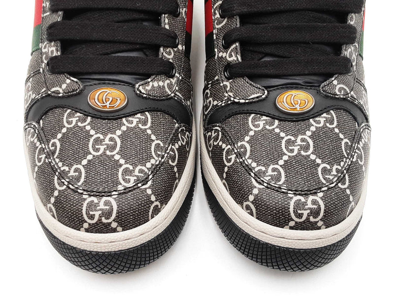 Gucci Screener Gg Supreme Web Coated Canvas Sneakers Fw0525lrxdu
