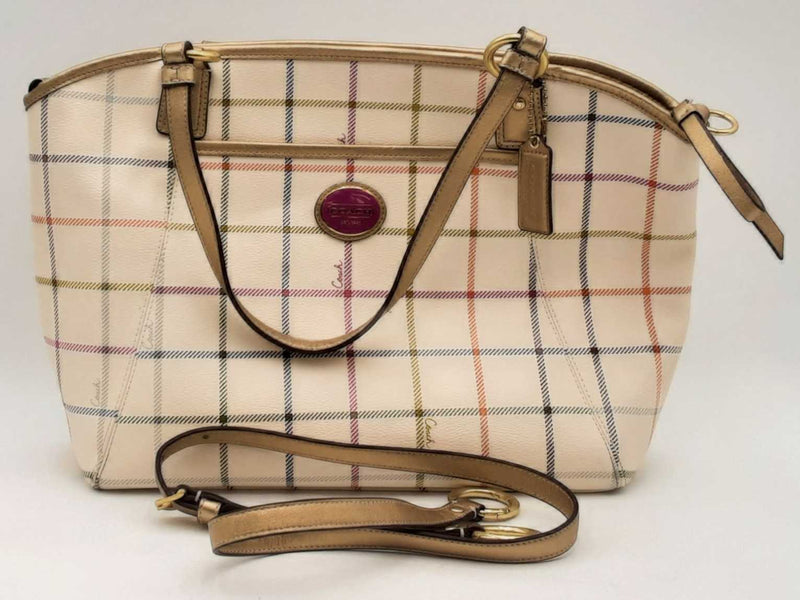 Coach Peyton Tatersall Tote Aa0725izsa