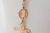 10k Tricolor Gold Rosary 3.7 Grams 17 Inch Eb0626lcrsa