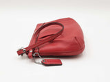 Coach Soho Pleated Wristlet Pouch In Red Leather Fw0926lrdu