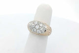 0.82cttw Diamond Ring In 18k Yellow Gold 6.8 Grams Size 4.75 Eb0826irxsa