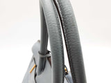Hermes Birkin 30 Bleu Lin Blue Togo Gold Hardware Handbag Do0725lprxzde