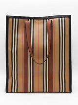Burberry Icon Stripe E-canvas Portrait Tote Bag Eb0526orxde